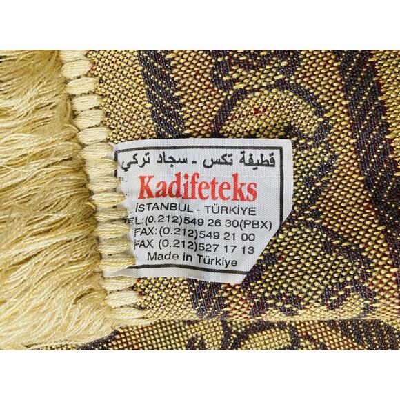 Mat Prayer Rugs Kadifeteks Istanbul Quality Design Wall Hanging Islamic Tapestry - Picture 7 of 8